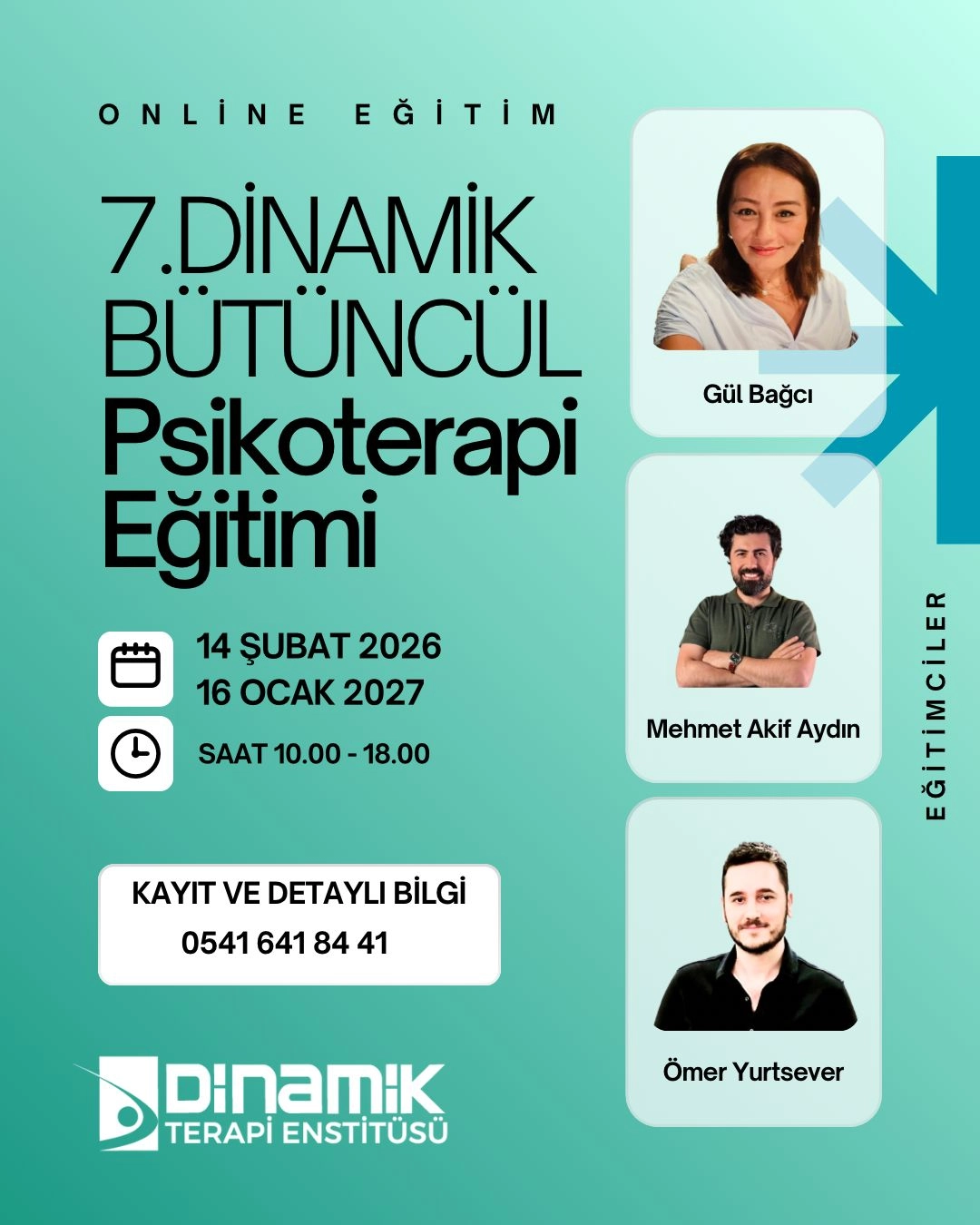 7.DİNAMİK BÜTÜNCÜL PSİKOTERAPİ EĞİTİMİ